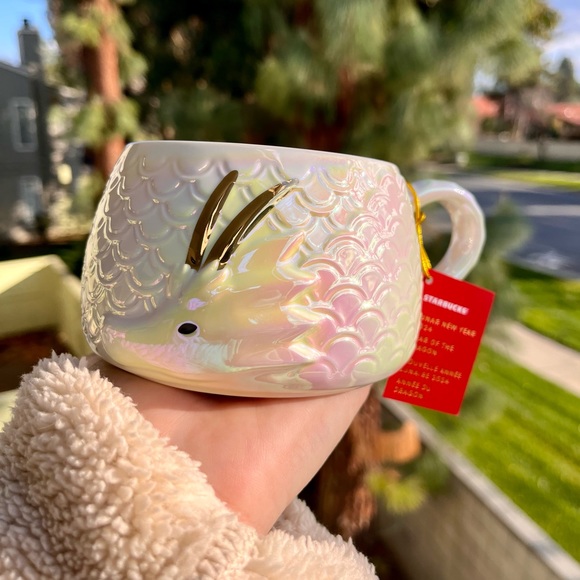 Starbucks Dining Starbucks Lunar New Year 224 Dragon Mug Poshmark